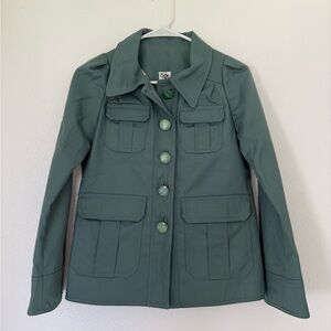 Elegant Utility Jacket in Sage Green